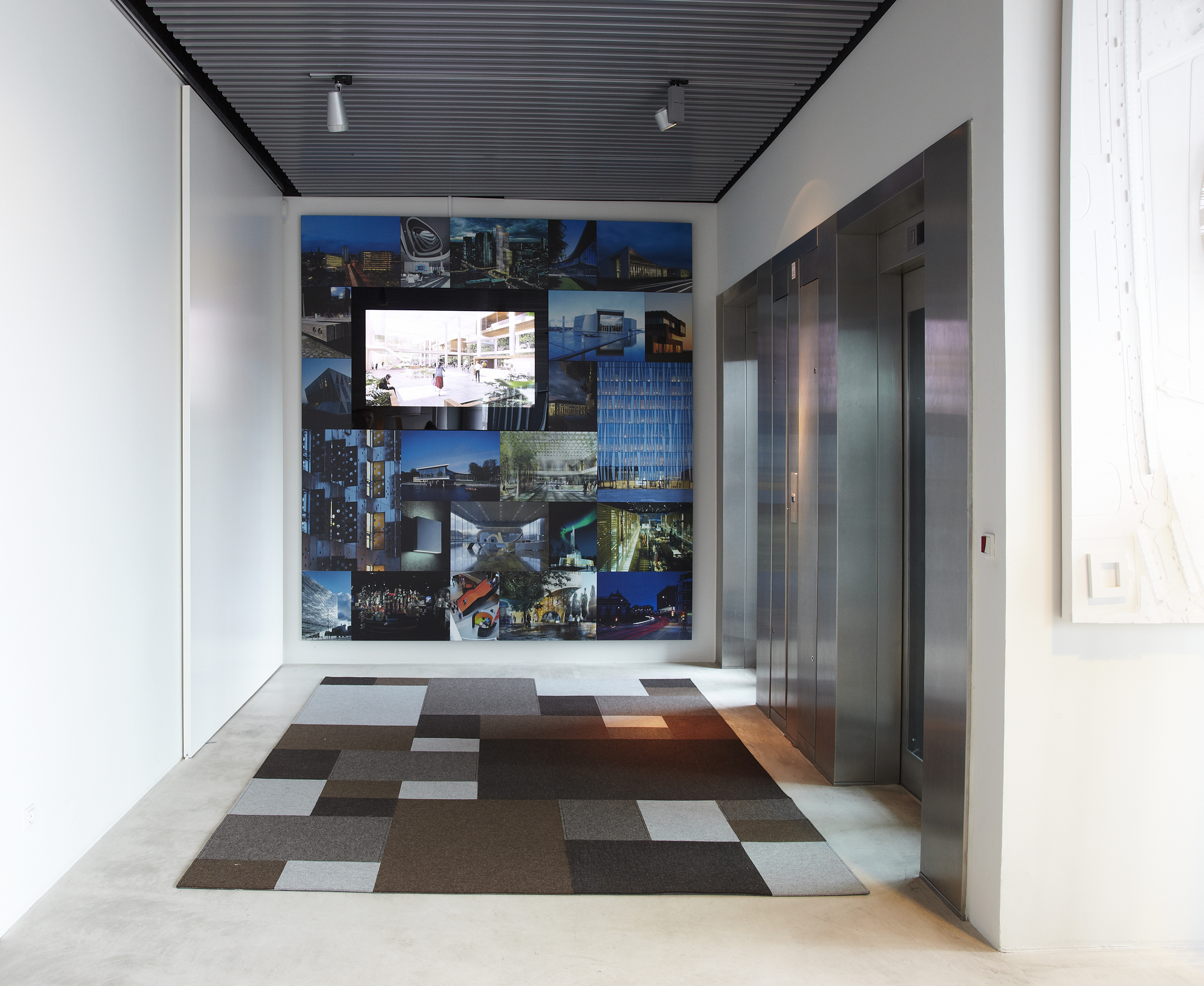 Filttæppe design afloor brun